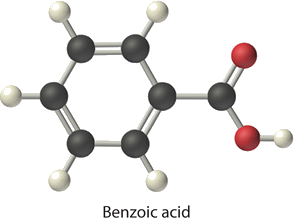 Structure of benzoic acid